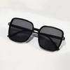 3Pcs Trendy And Fashionable Oversized Square Frame Sunglasses Set Multi-Color Combination For Parties And Street Photography