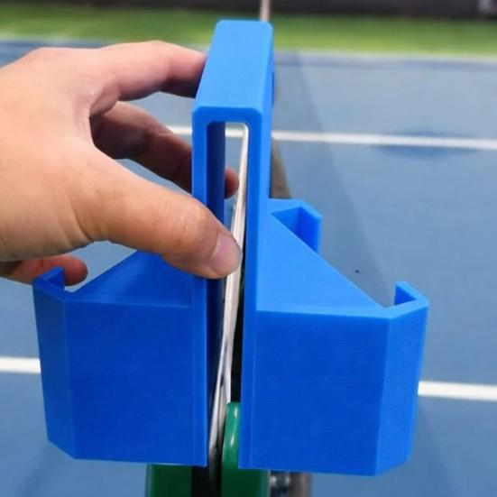 Tennis Camera Mount Dual Perspective Phone Action Camera Holder with Clip 3D Printed Tennis Net Mount for Match Recording Training Analysis