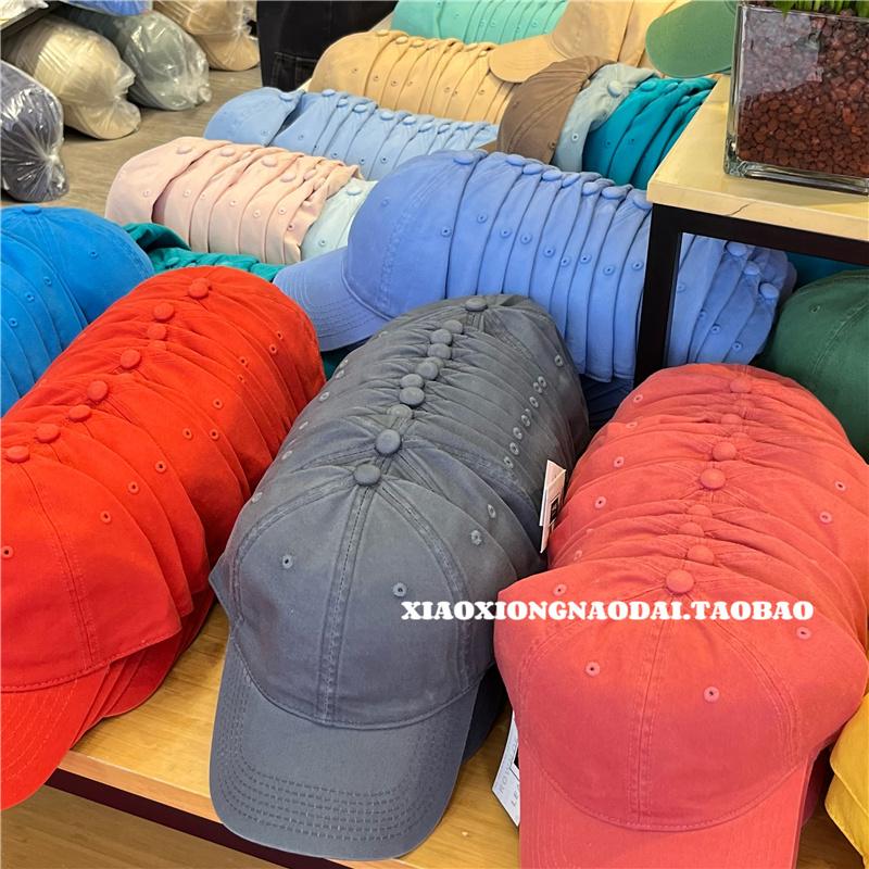

Quality solid color soft top cap widened brim casual versatile face small baseball cap men and women Adult (55-58cm) темно-коричневого кольору