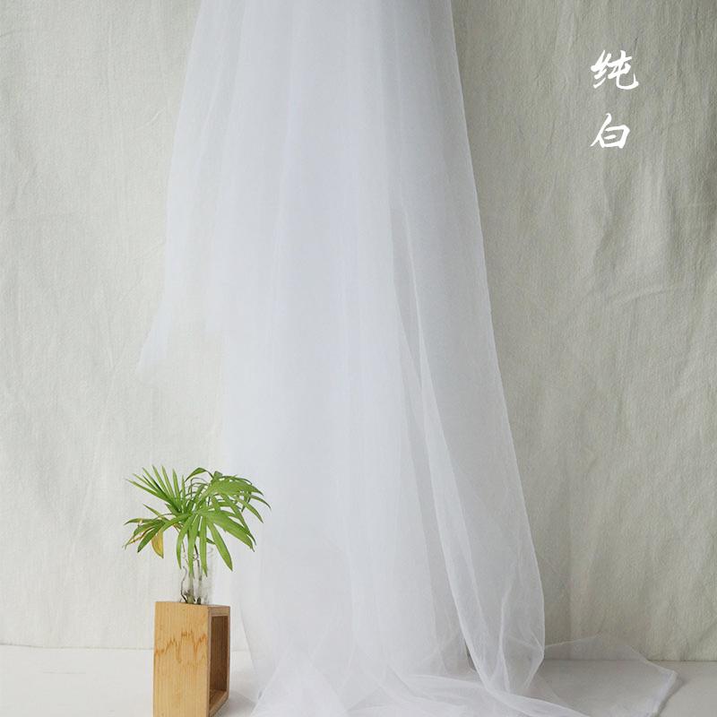 0.5m/1m/5m Green Encrypted Soft Mesh Fabric for Stage Background Decoration Wedding Decoration Curtains Mosquito Nets DIY Dress