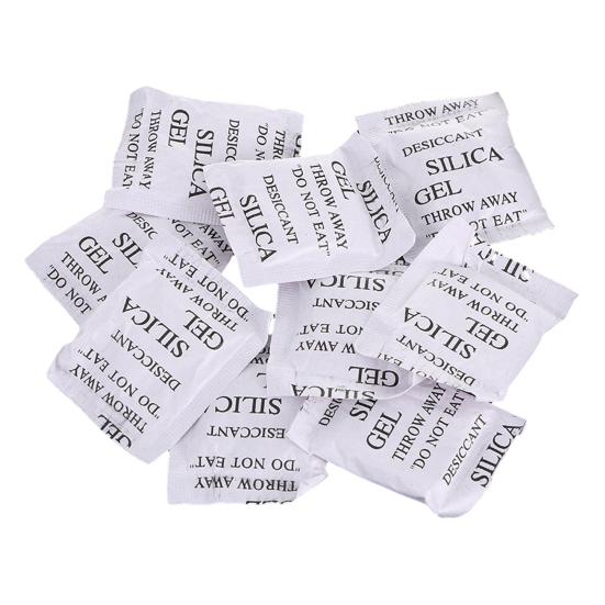 100 Adet 1/2G Silika Jel Paketleri Elektronik Takı Kameralar Giysi Kitap Hassas Aletler Nem