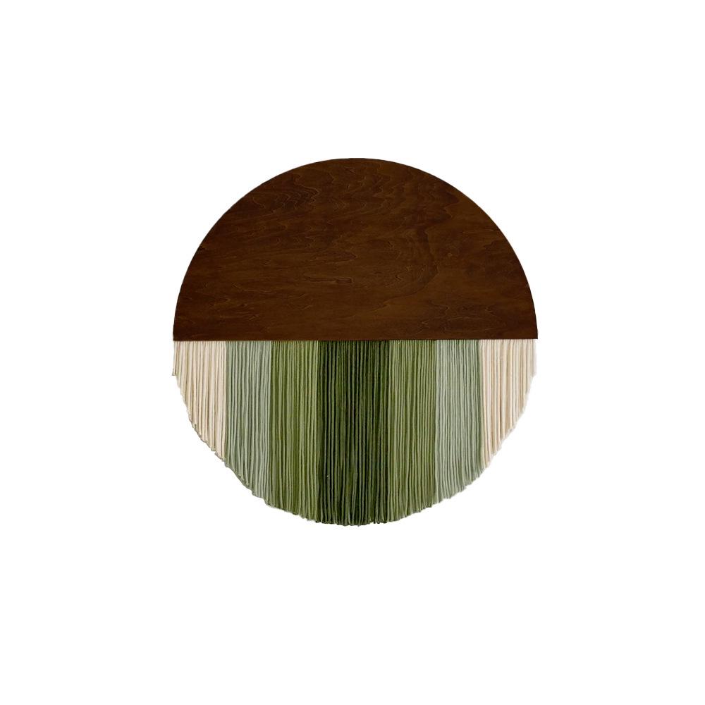 Handmade Round Retro Woven Wall Tapestry: Artful Decor for Living Room or Entrance