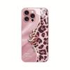 Spliced Leopard Print Golden Snake Metallic Paint Glass Phone Case For iPhone 17 16 15 14 13 12 11 Pro Max Plus 16E 17Air Cover