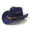 Cowboy Hat With Wide Brim And Adjustable Size For Western Dance Performances