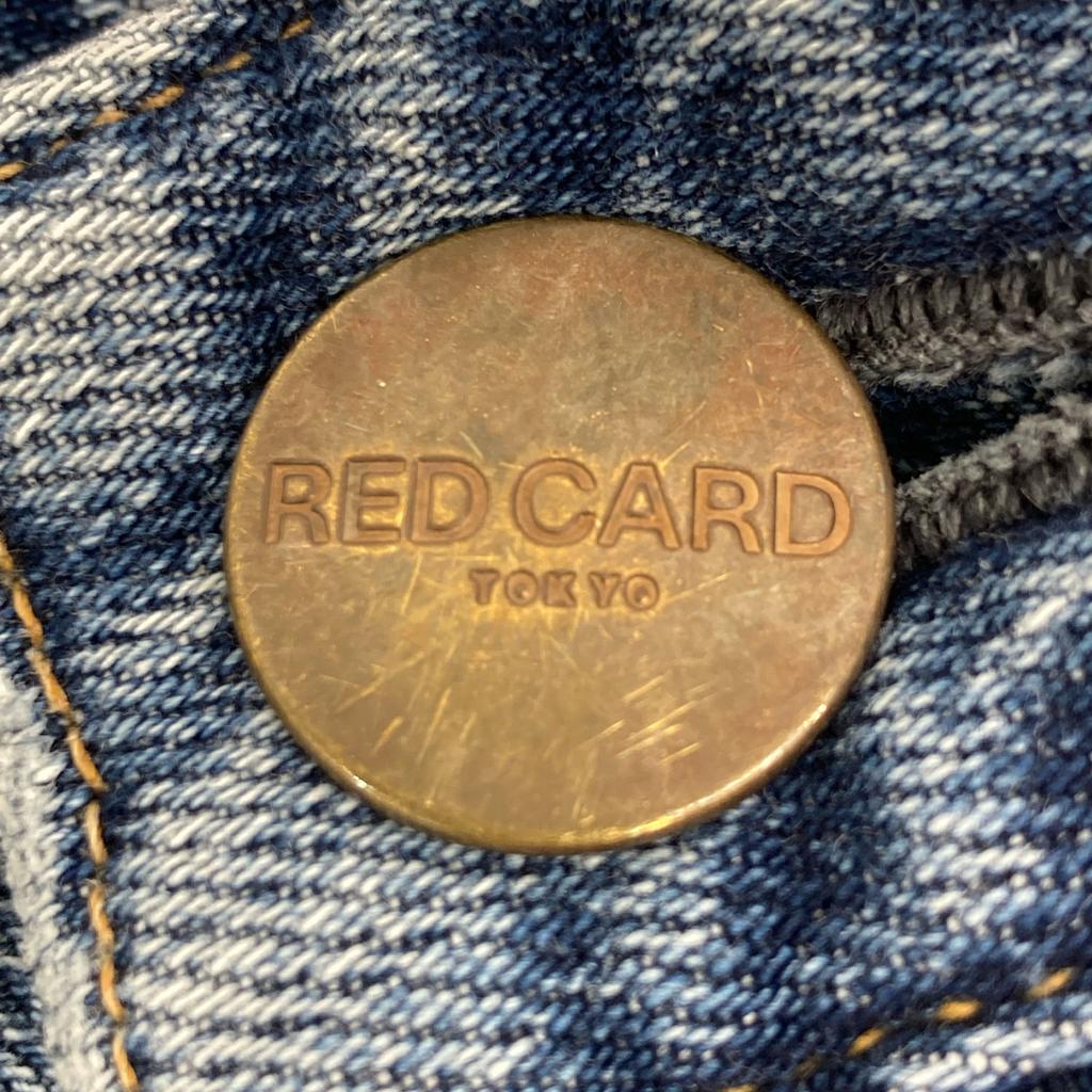 RED CARD Arrows Special Order 12W103BY Funk Cobalt Cotton Zip Fly Straight Denim Pants Bottoms 25 blueUsed