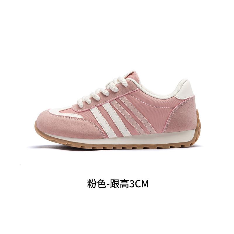 Augustine Platform Forrest Gump Shoes Women's 2025 New Autumn Waffle Sports Board Shoes Small Waist Casual German Training Shoes