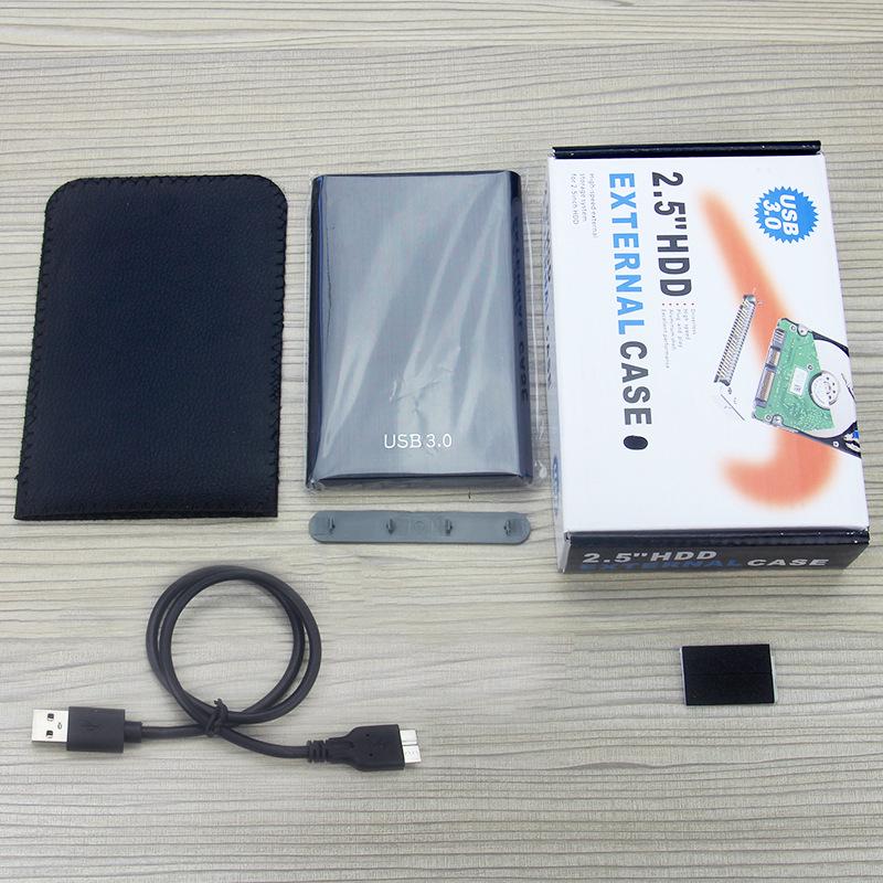 Metal USB 3.0 2.5" SATA Hard Drive Enclosure - Compatible with Mechanical Drives and SSDs