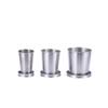 Stainless Steel Folding Collapsible Cups Outdoor Portable Travel Telescopic Mug