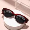 New fashion advanced sense UV protection cat eye sunglasses versatile sunglasses street sunglasses