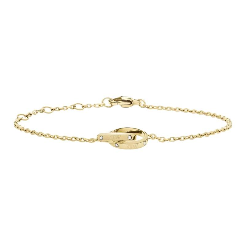Daniel Wellington Lobster clasp design stainless steel bracelet women's gold dw00400356