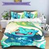 3pcs Pokémon1 Pattern Bedding Set Duvet Cover Set Includes Duvet Cover &pillowcases, Perfect All Season Bedroom Decoration & Gift