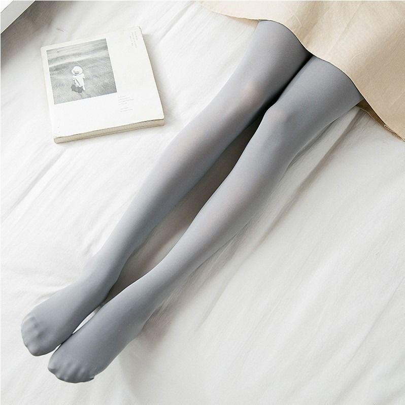 Graue Strümpfe Frühling Sommer Herbst Dünne Laufmaschenfeste Strumpfhose Unterziehstrumpfhose Sexy Einteilige Strümpfe für Damen