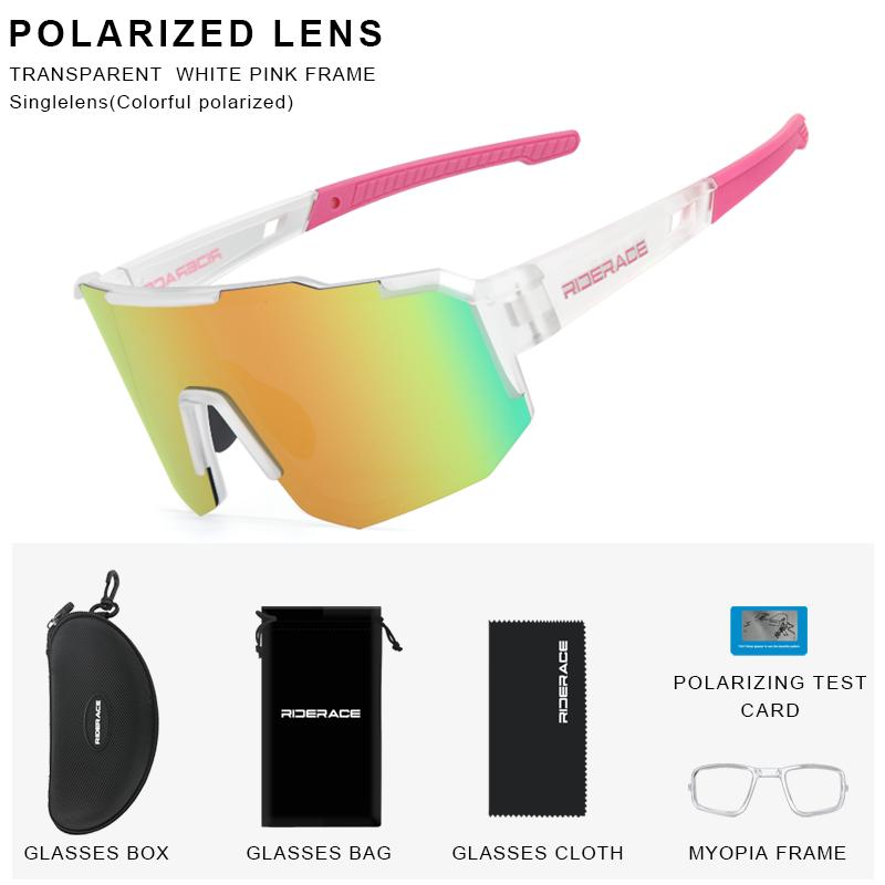 RIDERACE Cycling Sunglasses Photochromic For Men Women Sun Glasses MTB Mountain Bike Eyewear Sports Road Bicycle Goggles UV400