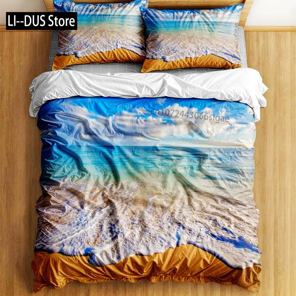 Comforter Sunset Hawaii Long Beach Gorgeous King Queen Double Full Twin Single Size Set