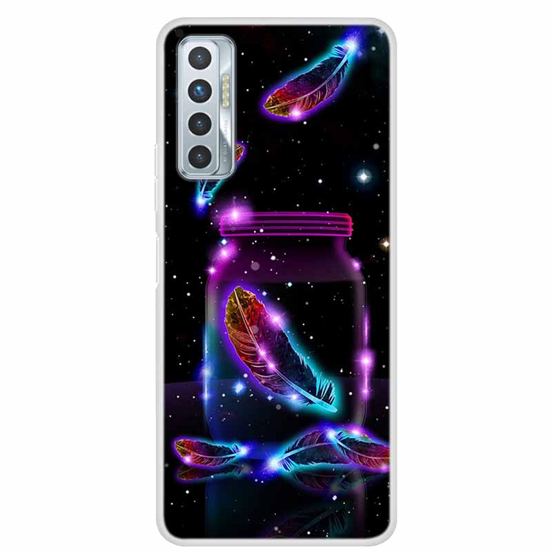 For Tecno Camon 17P Case Luxury Silicone TPU Soft Cover Phone Case For Tecno Camon 17 CG7 CG6 1 7 Coque Shockproof Cartoon Funda