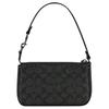 New COACH Nolita Polyvinyl Chloride Pochette, Shoulder Bag Trumpets Women's Dark Gray CW426-QBMI5
