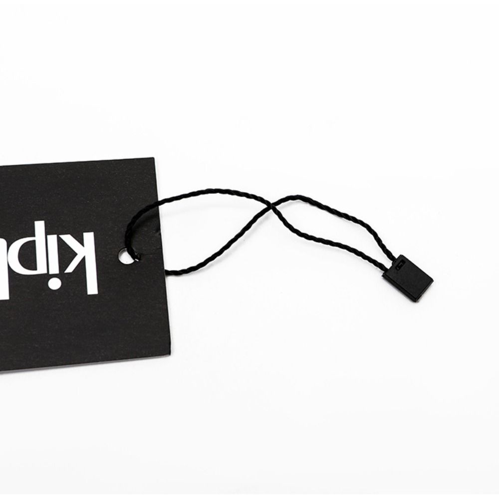 1000pcs Disposable Tag Rope White/Black Hang Tag Fastener Card Rope Label Rope Sewing