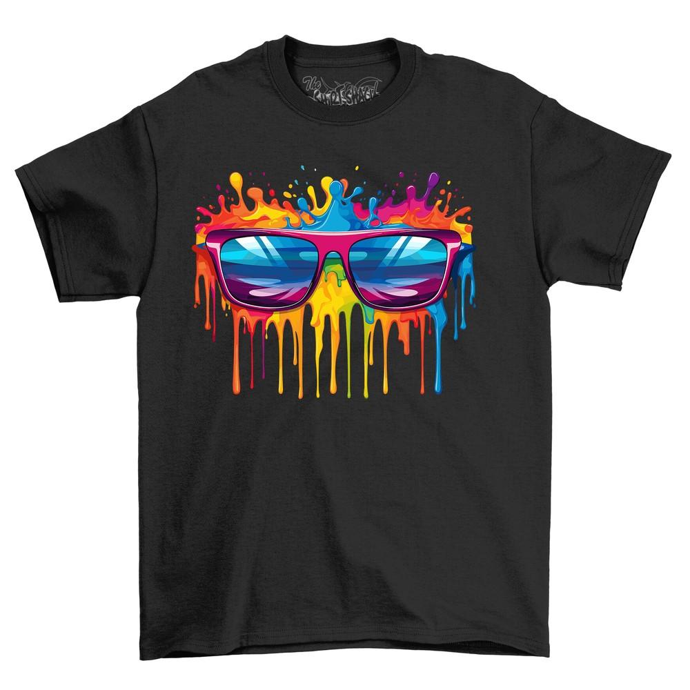 

Glasses Paint Drip Design t-shirt - Funny and Fresh! Funny t-shirt, Unisex Print 4XL