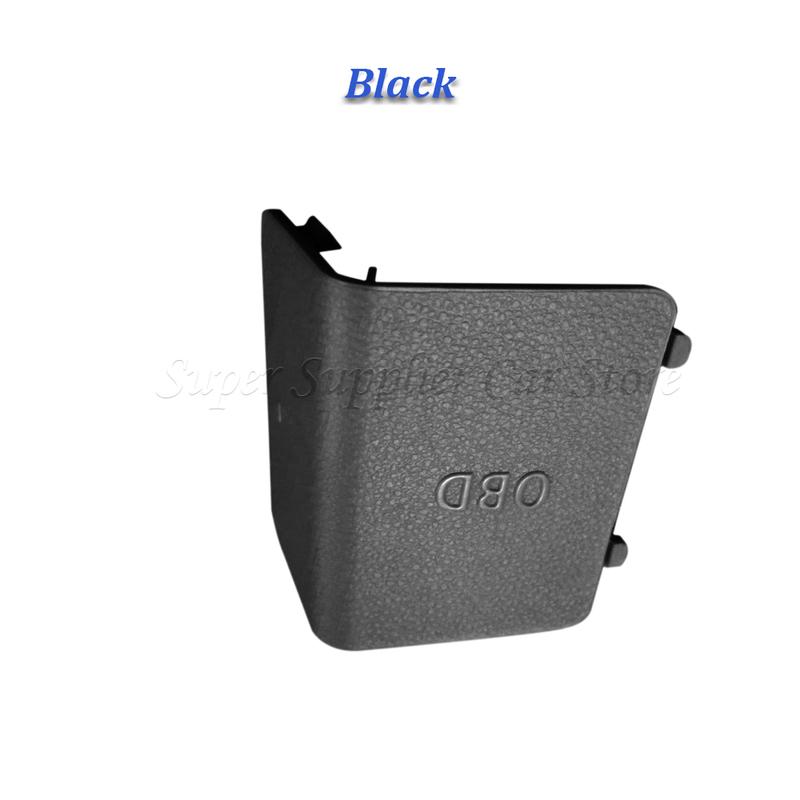 Car Interior Kick Panel Cap OBD Plug Cover Trim Cap Black or Beige 51437147542 51437147538 Fits for BMW 3 Series E90 E91 E92 E93