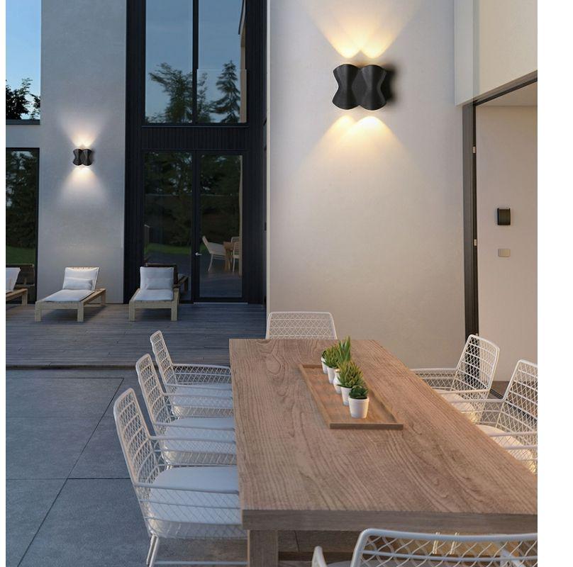 Nordic Minimalist Wall Lamp - Creative Indoor/Outdoor Waterproof Fixture for Bedroom, Living Room, Staircase, Corridor, and Courtyard.