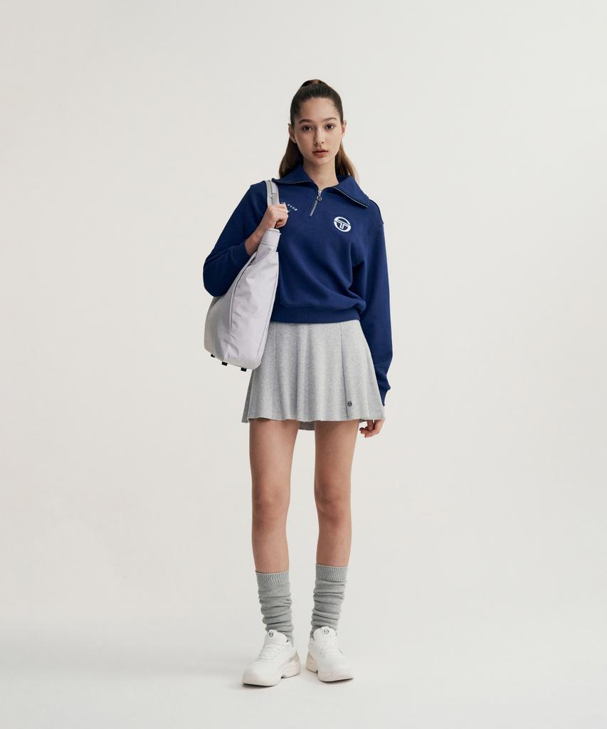 Sergio Tacchini W Daily Knit Flare Skirt (Melange Grey)