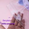 Handmade Trendy Doll Bag with DIY Raincoat, Transparent Waterproof Storage, and Dustproof Cotton Fabric.