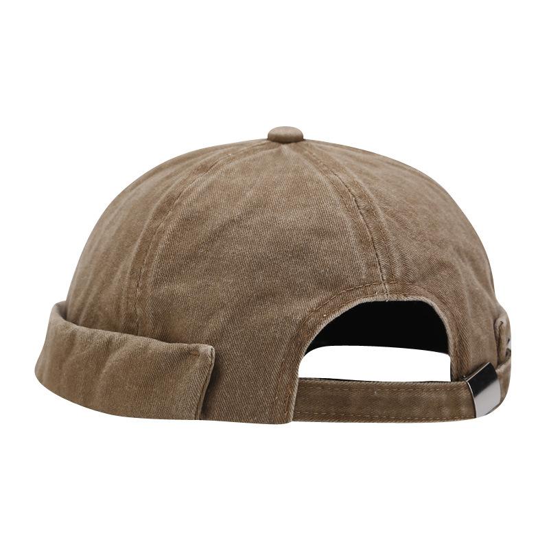 Skull Cap for Men and Women - Retro Landlord Beanie Hipster Melon Hat - Breathable Yuppie Style Beanie with Embellished Accents