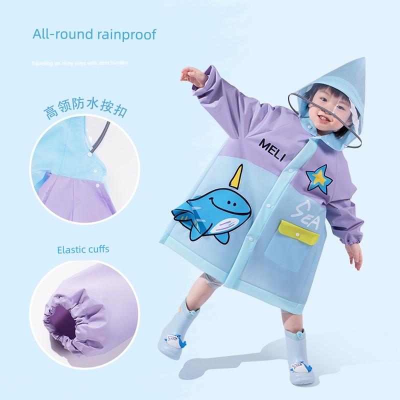 Children's Raincoat for Boys 2026 New Model Rain Shoe Set for Toddlers, Suitable for Kindergarten, Ages 1-3, 4-Year-Old Girls' Rain Poncho
