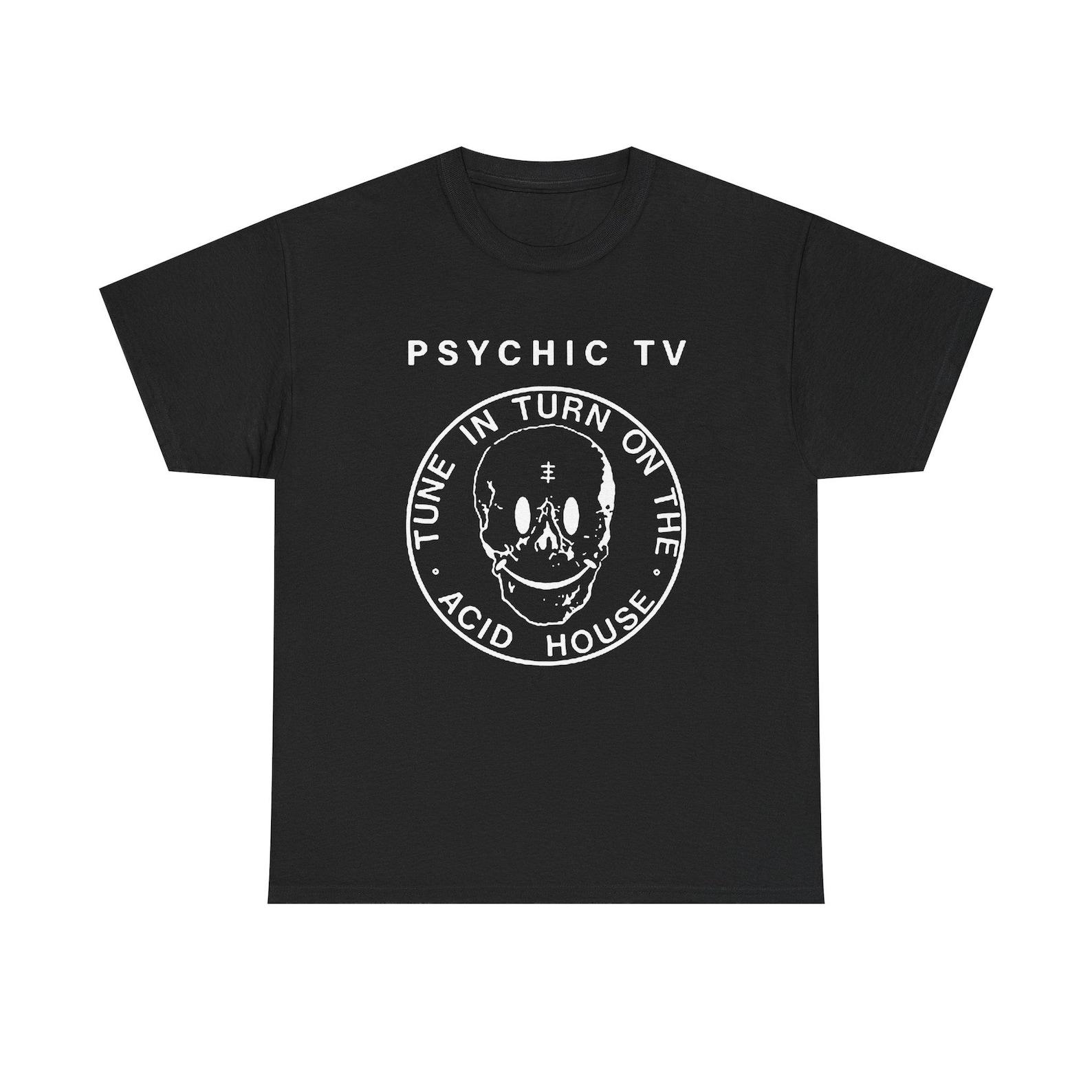 Psychic TV Band Shirt, Industrial Experimental Music Tee, Post Punk Electronic T shirt, Vintage Graphic Unisex 2XL