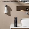 Automatic LED Display 320ML Touchless Hand Soap Dispenser 5 Adjustable Levels Rechargeable Soap Device Time Temperature Display