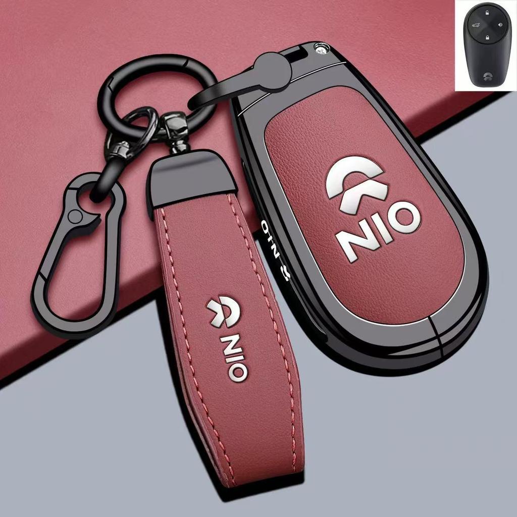 Capa de Chave Compatível para Nio ES8, Novo ET5, ET7, ET9, EC6, ES6, EC7, ES7 - Concha de Fivela de Bolsa de Carro.