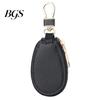 Remote Key Case Faux Leather Car with Hanging Buckle Keyring Chain Portable Holder Fob Zipper Bag Protector Pouch Wallet