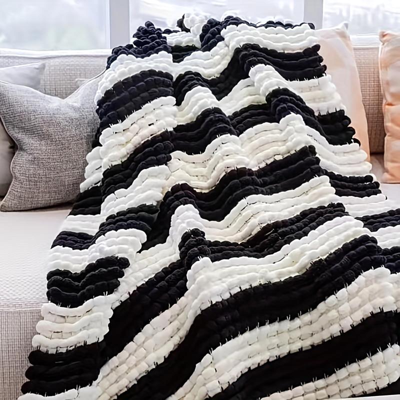 100g Space-Dyed Garment Accessories Mixed Color Handmade Crochet Knitting Weaving Thick Yarn Plush Multi-Color