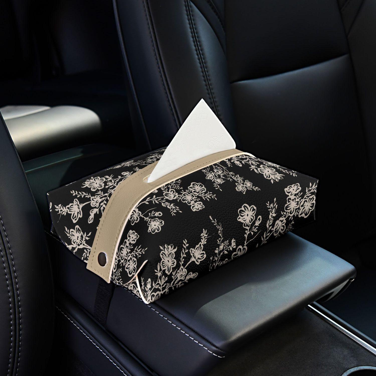 

New Style American Hand Drawn Car Tissue Box Creative Car Armrest Tissue Storage Box Living Room Desktop Decoration Home Storage