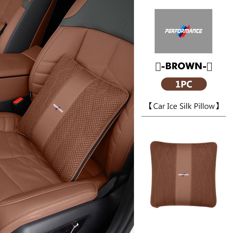 

For BMW Car Ice Silk Pillow Blanket Household Auto Throw Pillow Quilt 1 3 5 Series X1 X3 X4 X5 X7 G20 G38 F20 F39 F48 E46