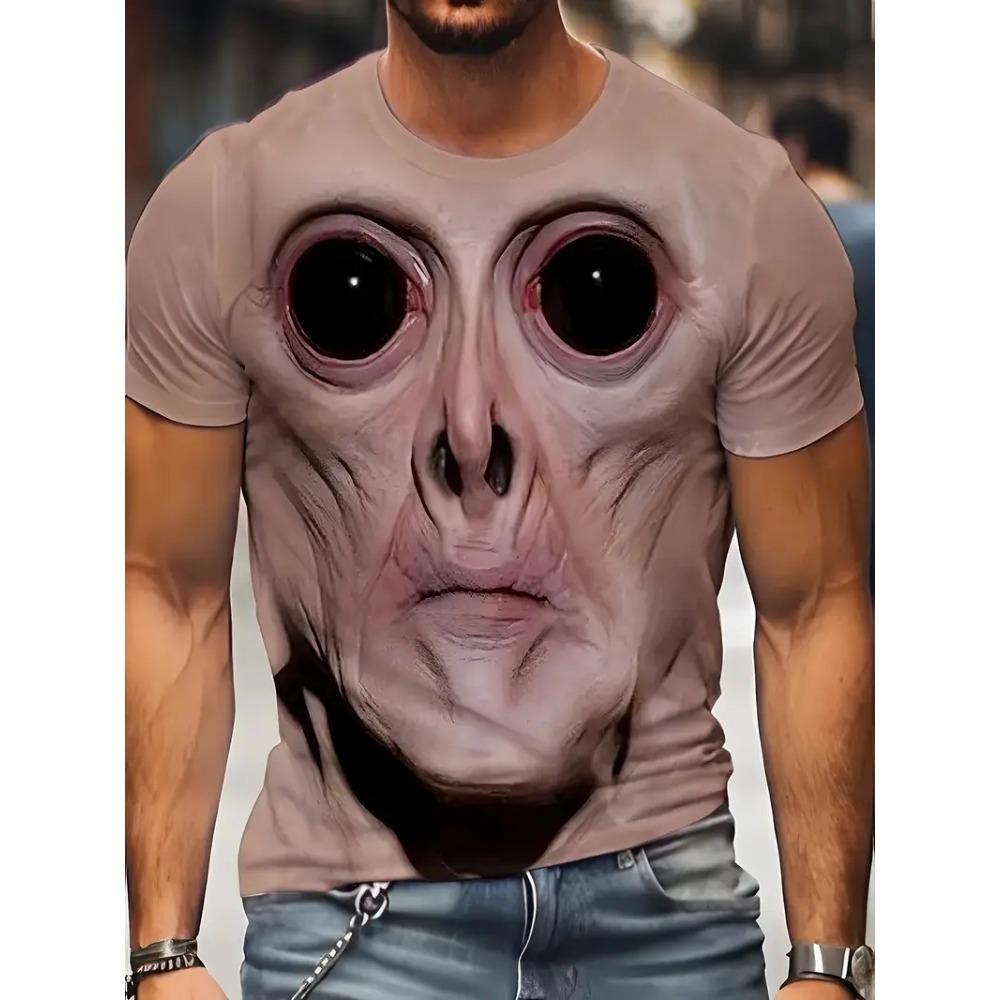 Funny Animal Cat 3D Print Men's T-Shirt Summer Harajuku Animal Graphic T Shirts Outdoor Casual Plus Size Tees Top Women Clothing