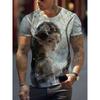 Buntes Mode-Muster T-Shirt für Männer Schöne Jungen Mädchen 3D-bedruckte T-Shirts Sommer Kurzarm Rundhals Oberteile Lockere T-Shirts
