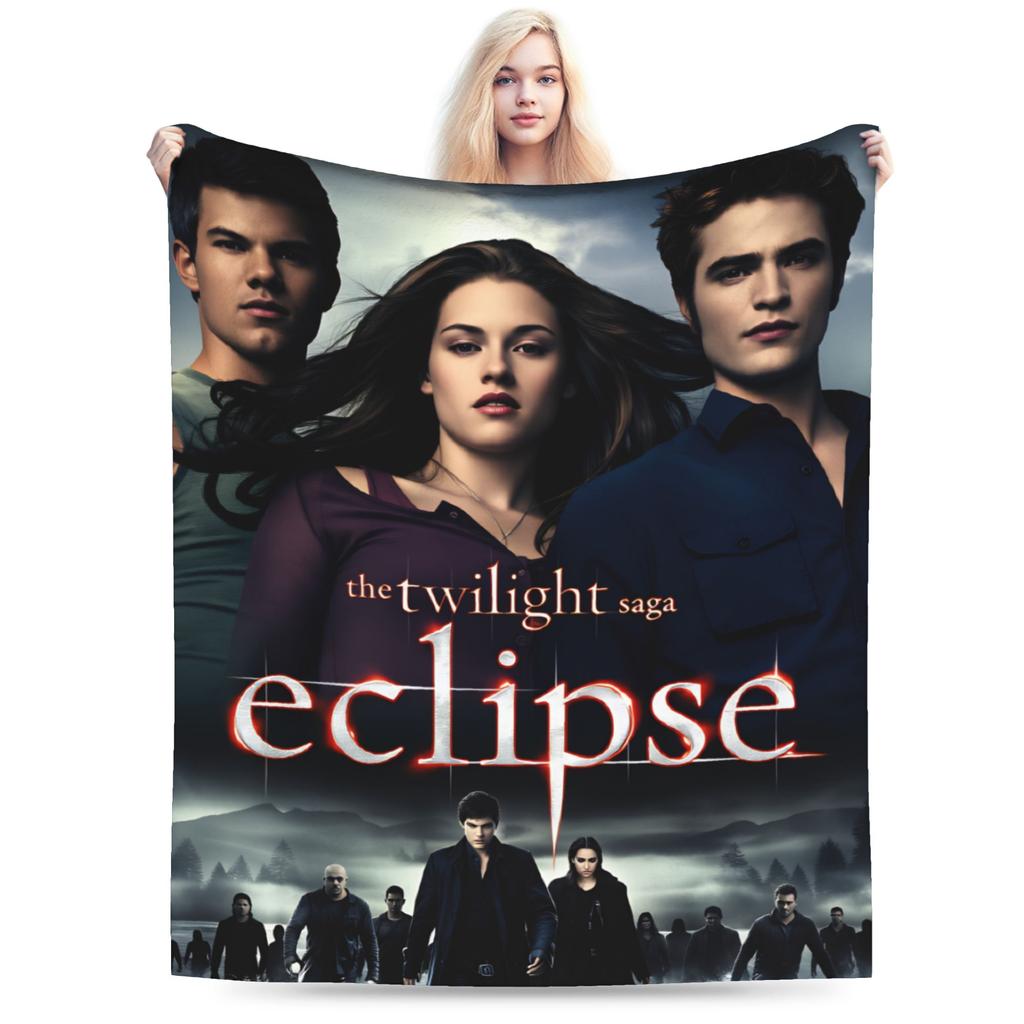 Decor Edward Plush Blanket Boy Girl The Twilight Saga Flannel Throw Blanket For Couch Bed Warm Design Quality Bedspread Gift