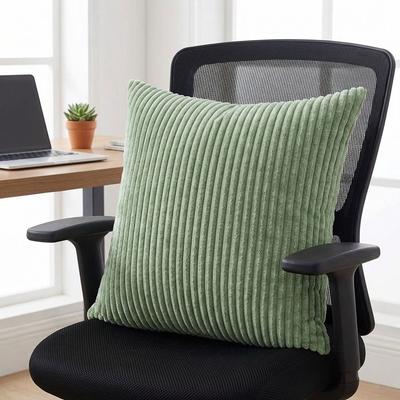 Supersoft Throw Pillow Covers Solid Color Decorative Pillowslip Corduroy Cushion Cover  Home Decor