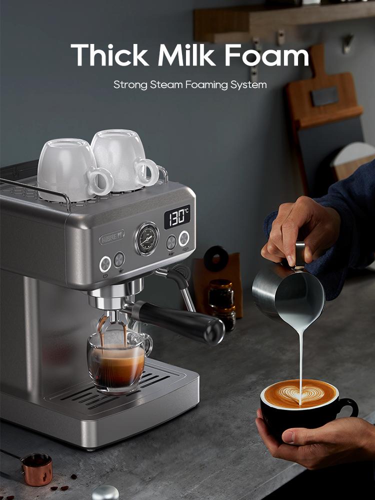 HiBREW H10A Semi Automatic Espresso Coffee Machine, 19Bar, Cold/Hot Coffee Maker