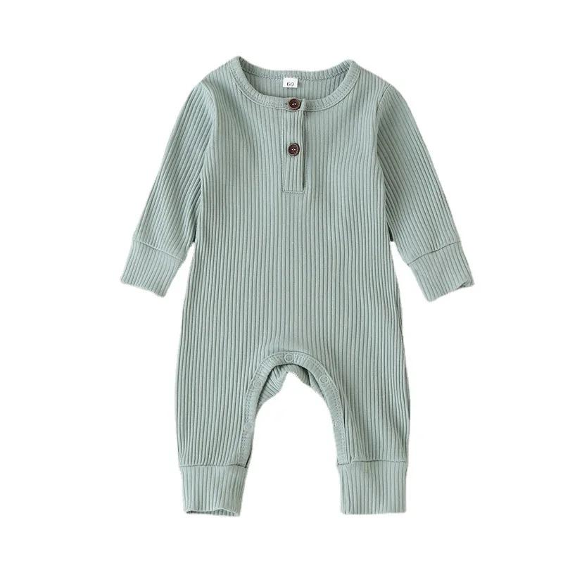 Fall Jumpsuit Newborn Baby Cotton Boys Girls Jumpsuit Tracksuit Overalls Long Sleeve Baby Newborn Clothes