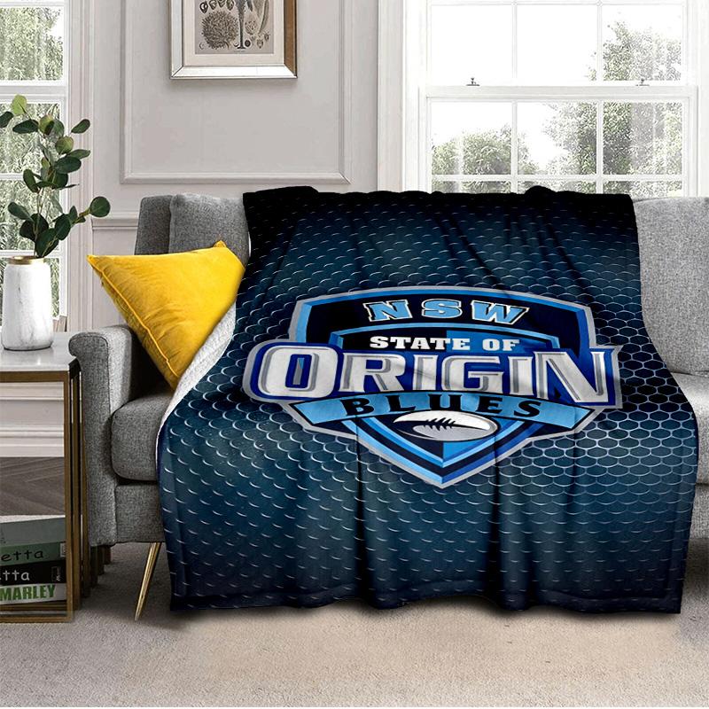 Nk Osijek Crest Design Blanket Suitable for Sofas, Beds, Offices, And Camping - Perfect Gift for Halloween Christmas