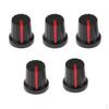 5 Pcs Cylinder Guitar Effect Pedal Knob Amplifier
