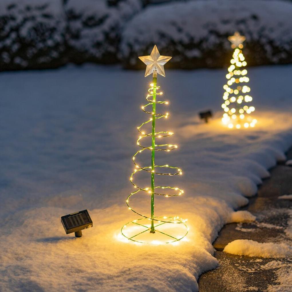 String Lights Xmas Decor Household Ornament Embellishment Metal Plastics Solar Power Lamp Festival Accessories Holiday Supplies