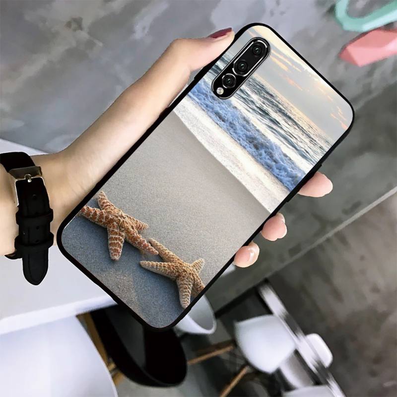 

Чехол для телефона с морской звездой и гребешками для Huawei G7 G8 P7 P8 P9 P10 P20 P30 Lite Mini Pro P Smart Plus Cove Fundas P30lite