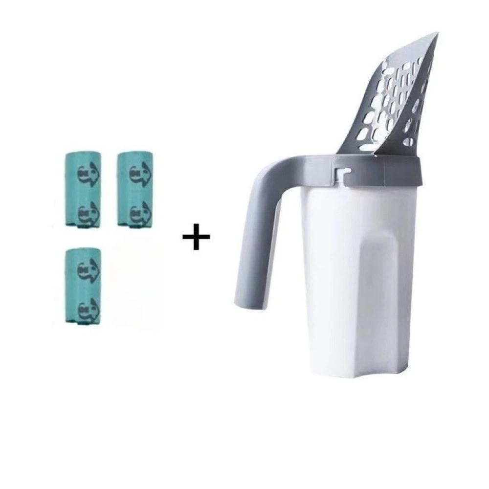 All-in-One Cat Litter Scoop Durable Cat Litter Shovel Pet Supplies Cat Poop Scooper Cat Litter Box