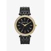 Darci Pavé Black-Tone Watch MK3322