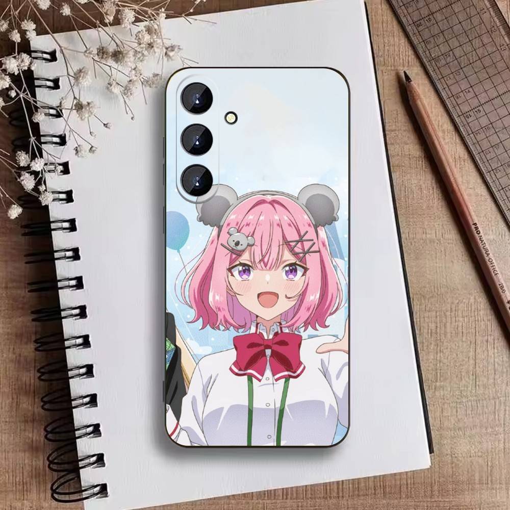 D-Watanare Anime Phone Case For Samsung Galaxy A73,A72,A71,A70,A52,A51 Others Soft Black Cover