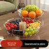 High Transparency Thickened Fruit and Nut Display Plate for Living Room