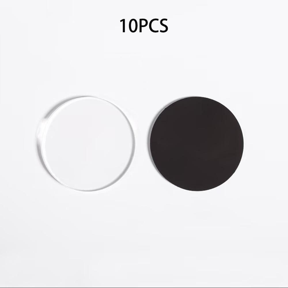 10pcs Handmade Transparent Photo Magnets Acrylic Fridge Magnets Material Kit DIY Fridge Magnet Kit
